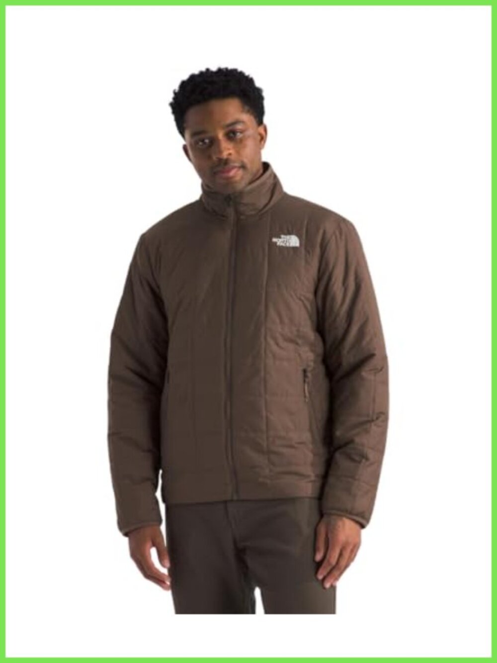 Men's Insulated Quilted Performance Jacket with Synthetic Insulation